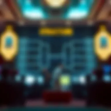 An illustration depicting the structure of the paid bracket challenge.