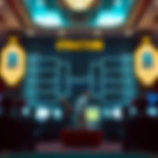 Structure of the Paid Bracket Challenge An illustration depicting the structure of the paid bracket challenge.