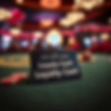 Casino Loyalty Card on Table Casino loyalty card on a gaming table