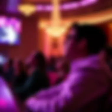 Audience Engagement: The Wynn Experience Audience captivated by a dazzling Wynn Hotel show