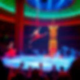 A mesmerizing performance at Wynn Hotel showcasing acrobatics and artistry