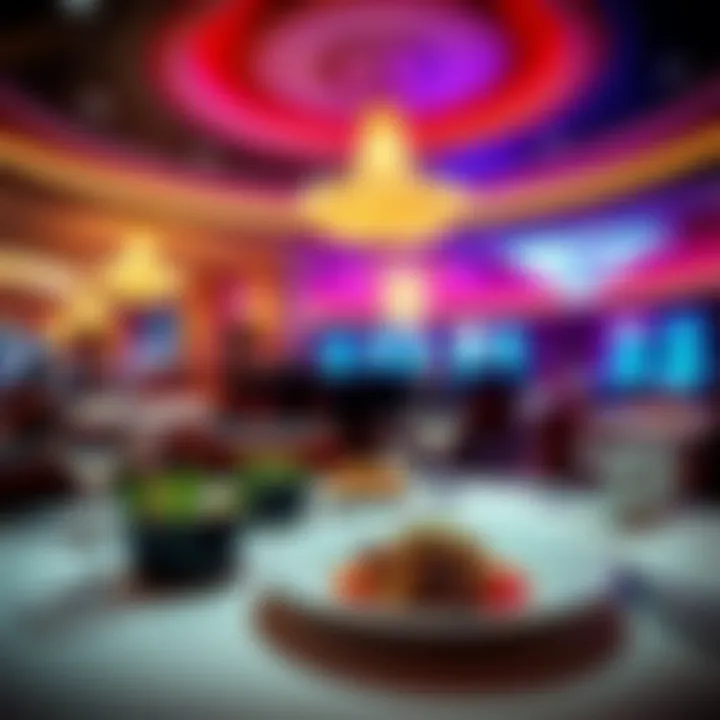 Culinary Excellence at Wynn Las Vegas Gourmet dining setting with exquisite meal presentation