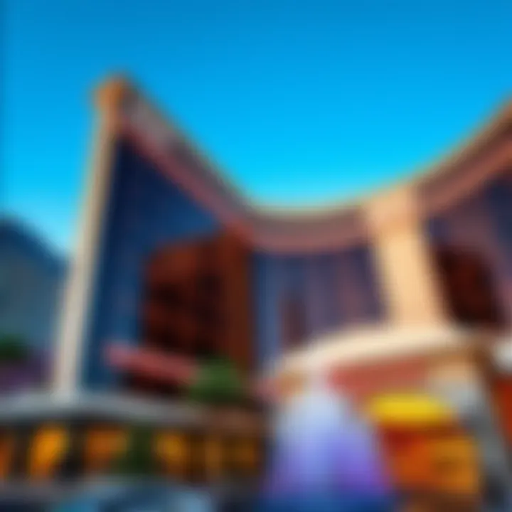 Architectural Marvel of Wynn Las Vegas Exterior view of Wynn Las Vegas showcasing its stunning architecture