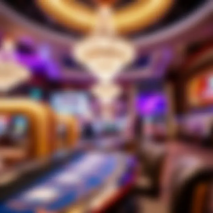 Elite Gaming Experience at Wynn Luxurious gaming space highlighting high-end casino tables